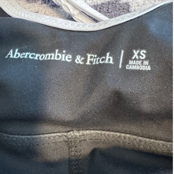 Abercrombie & Fitch Side Cutout Traveler Mini Dress Black White XS - Picture 4 of 4